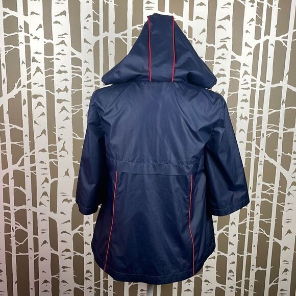 Vintage Circa 1999 Tommy Hilfiger Cropped Sleeve Windbreaker sz S - Picture 4 of 11